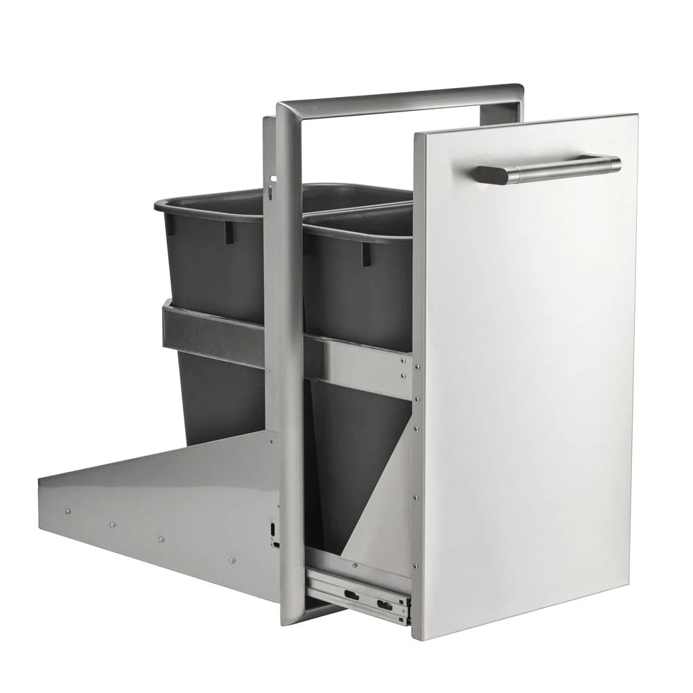 Coyote 18" Front To Back Trash Recycle Combo - C3-FBTRC - Image 4