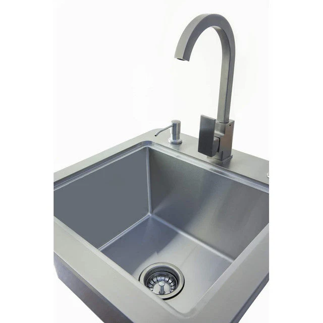 Coyote 21" Sink With Faucet, Drain, Soap Dispenser - C1SINKF21 - Image 5