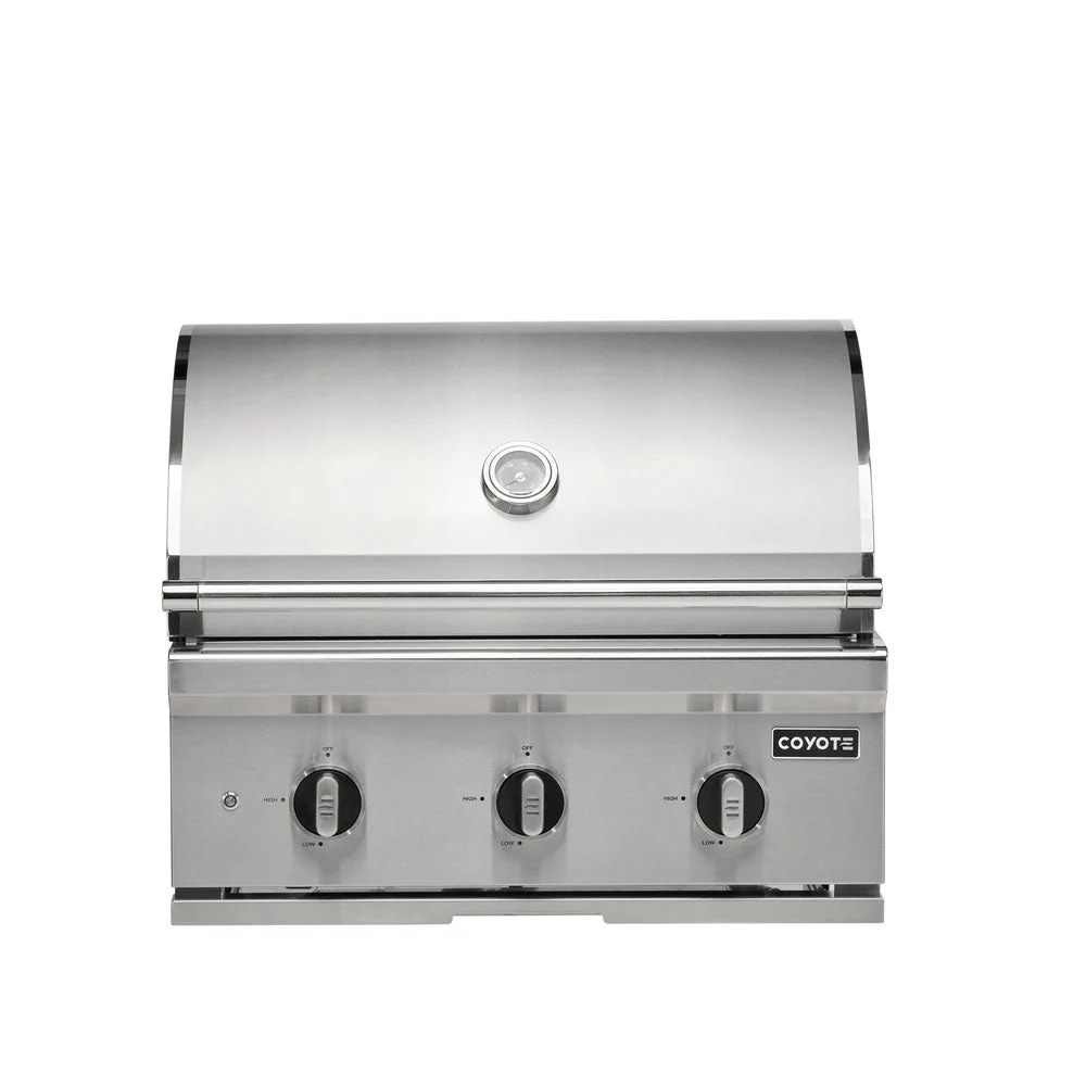 Coyote 30" C Grill Package w/ Accessories - C3C30+C3-DA2426+C3SB+C3-CCVR30-BIG+C3CSIGRATE30V+C3C30CHTR+C1GRDL - Image 2