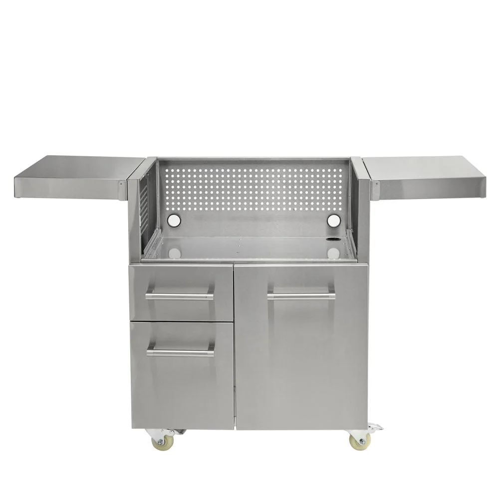 Coyote 30" Flat Top Built-In Grill on Cart - C3FTG30+C3FTCART - Image 7