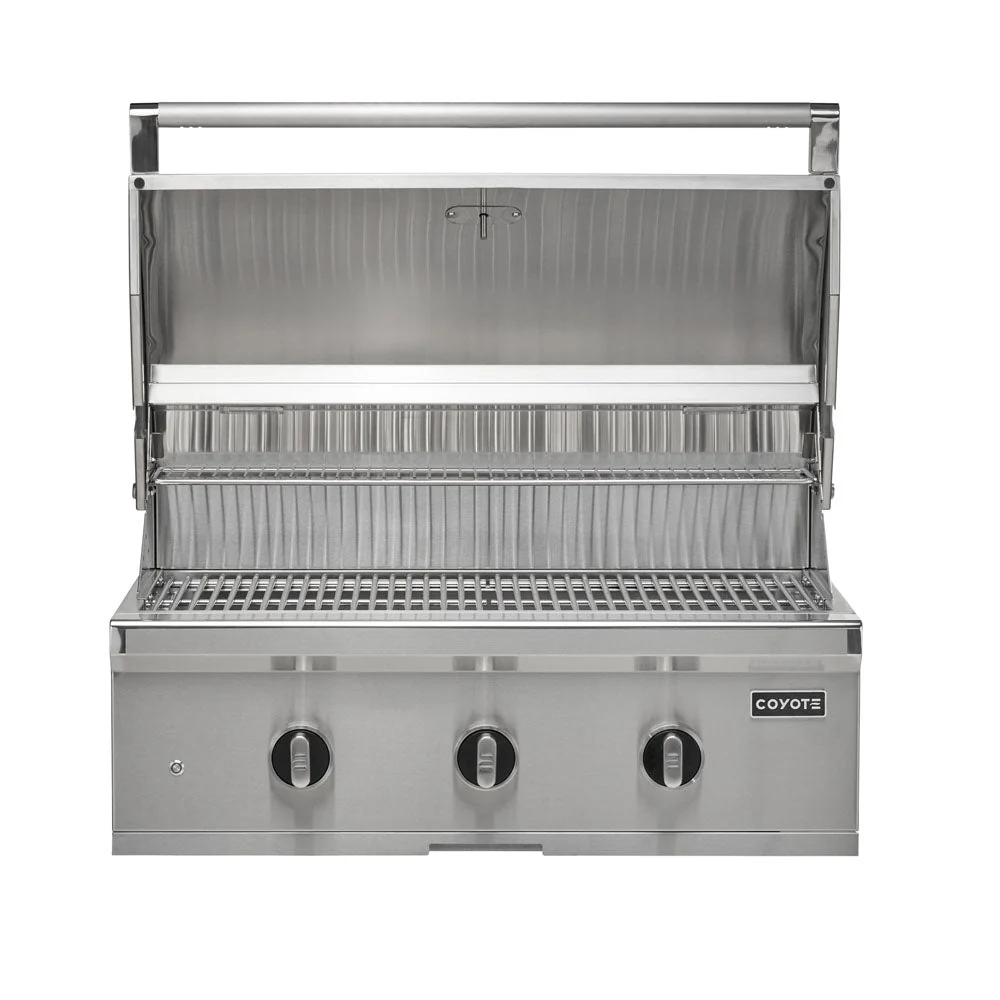 Coyote 34" CL-Series Grill Package - Includes C-Series 34" Built-In Grill, 31" Double Access Door - C3C34+CDA2431 - Image 2