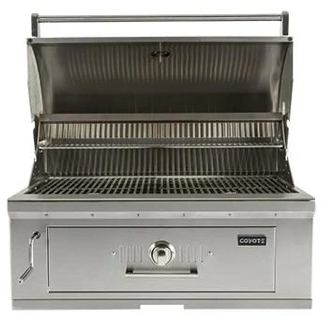 Coyote 36" Charcoal Grill With Cart - C1CH36+C1CH36CT - Image 3