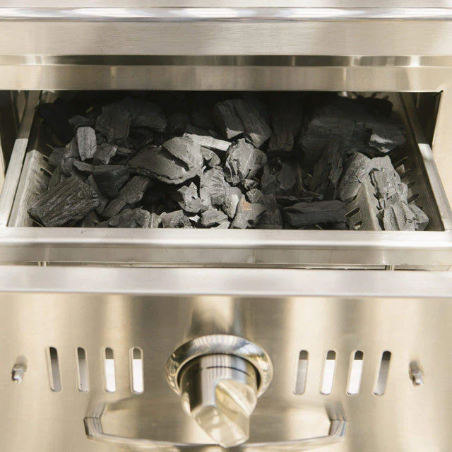 Coyote 36" Charcoal Grill With Cart - C1CH36+C1CH36CT - Image 6