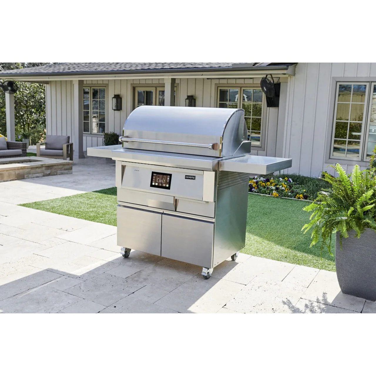 Coyote 36" Pellet Grill on Cart - C1P36-FS - Image 5