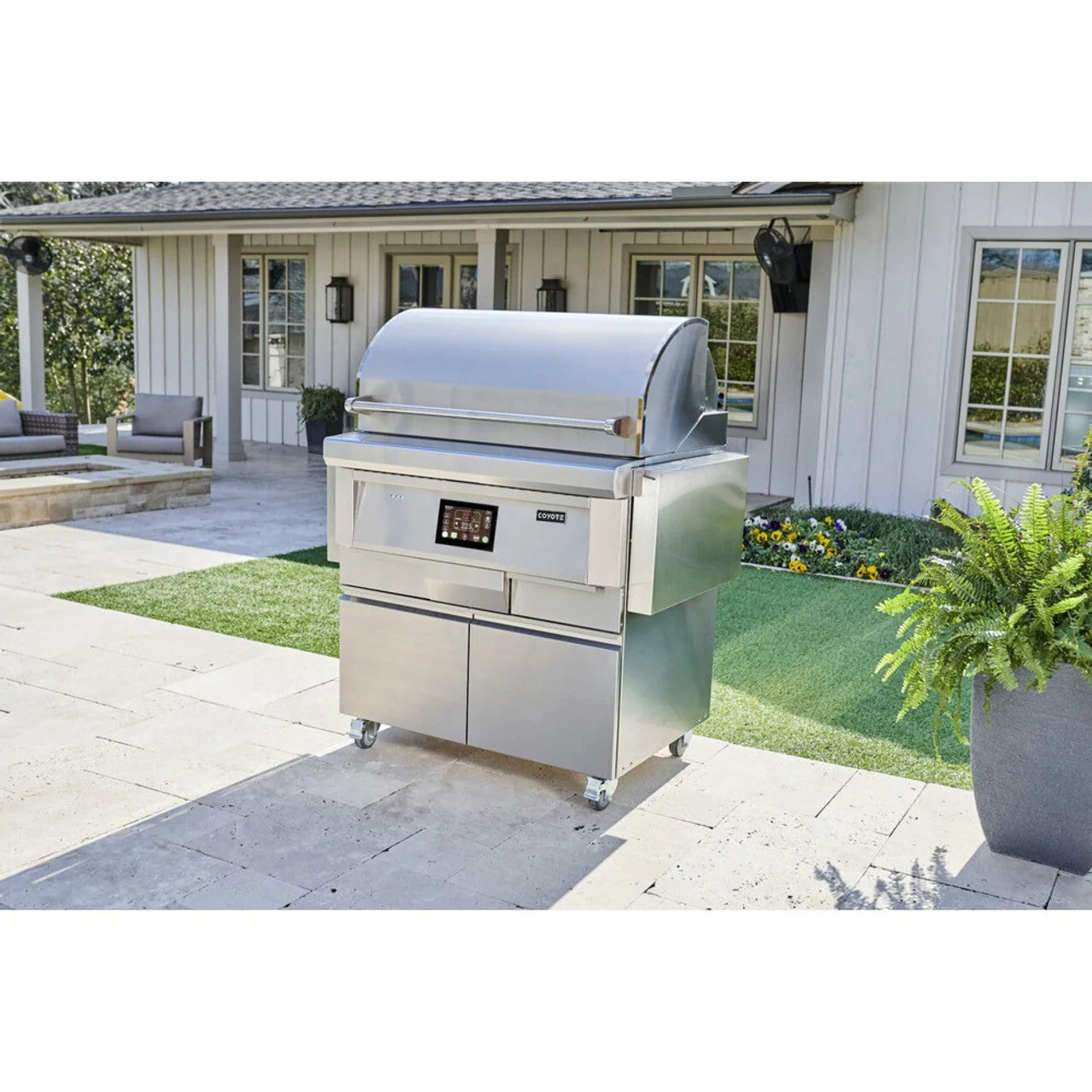 Coyote 36" Pellet Grill on Cart - C1P36-FS - Image 6