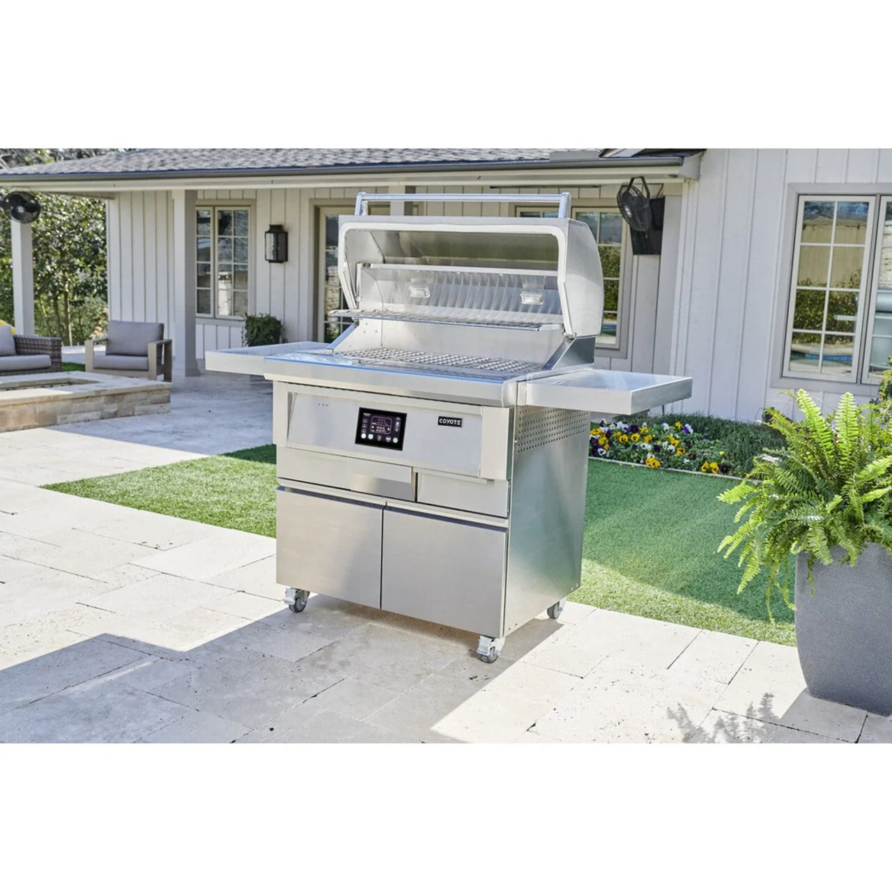 Coyote 36" Pellet Grill on Cart - C1P36-FS - Image 7