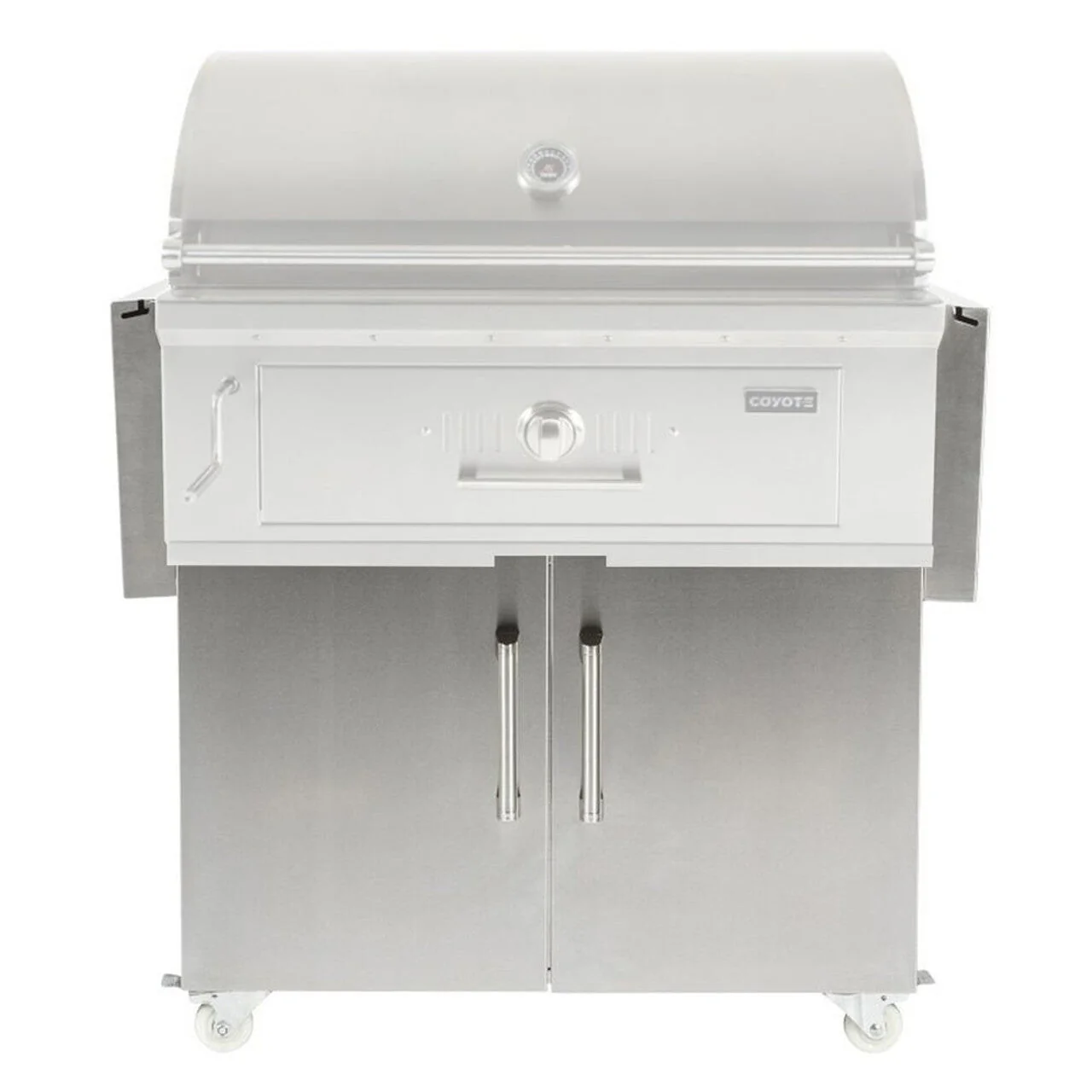 Coyote 36" Stainless Steel Charcoal Grill Cart - C1CH36CT - Image 2