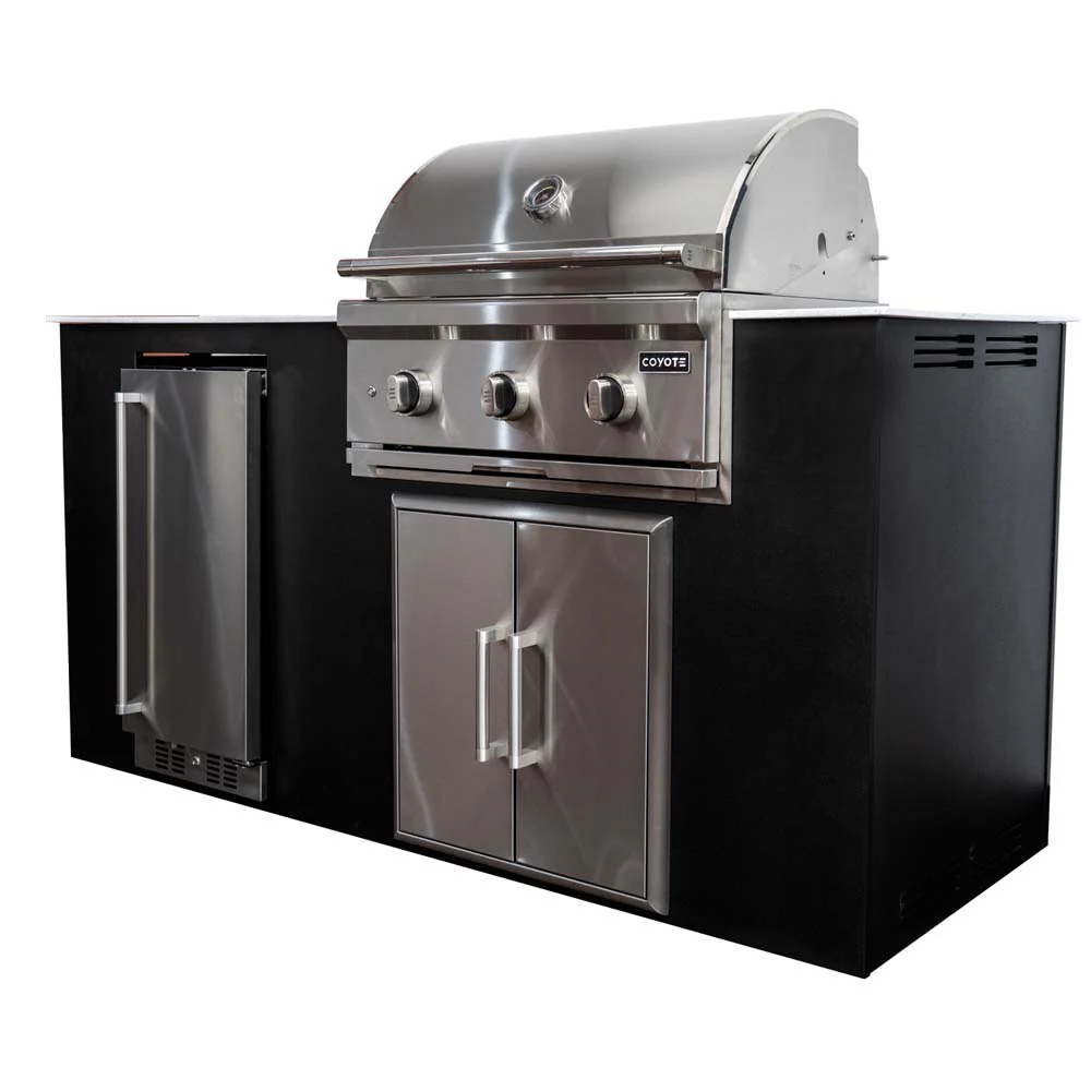 Coyote 4 Piece Outdoor Kitchen Island Package - CKEY6 - Image 5