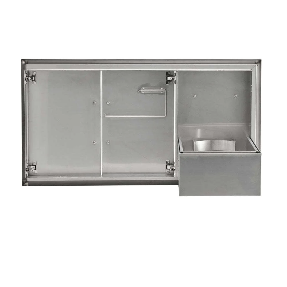 Coyote 45" Double Access Doors With Roll Out Trash - C3-CDPOD - Image 3