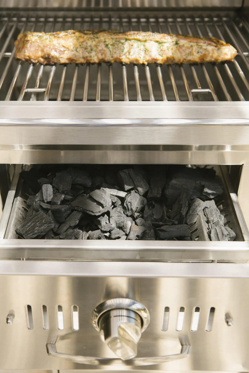 Coyote 50" Freestanding Gas/Charcoal Dual Fuel Grill - C1HY50LP+C1HY50CT - Image 5