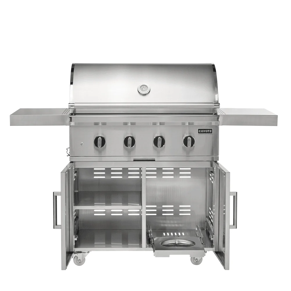 Coyote CL-Series 36" Grill on Cart - C3CL36+C3S36CT - Image 3