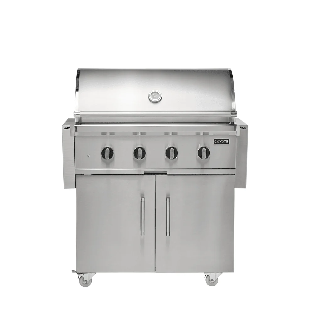 Coyote CL-Series 36" Grill on Cart - C3CL36+C3S36CT - Image 4