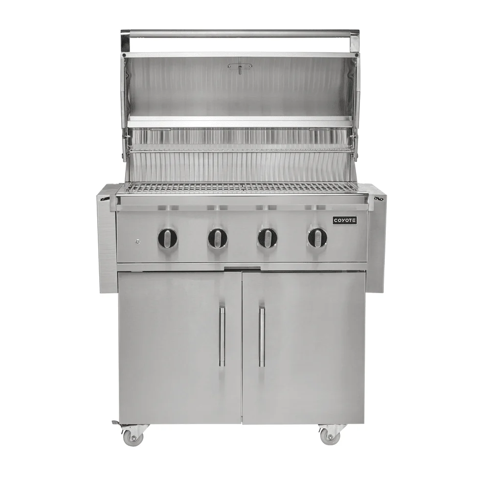 Coyote CL-Series 36" Grill on Cart - C3CL36+C3S36CT - Image 5