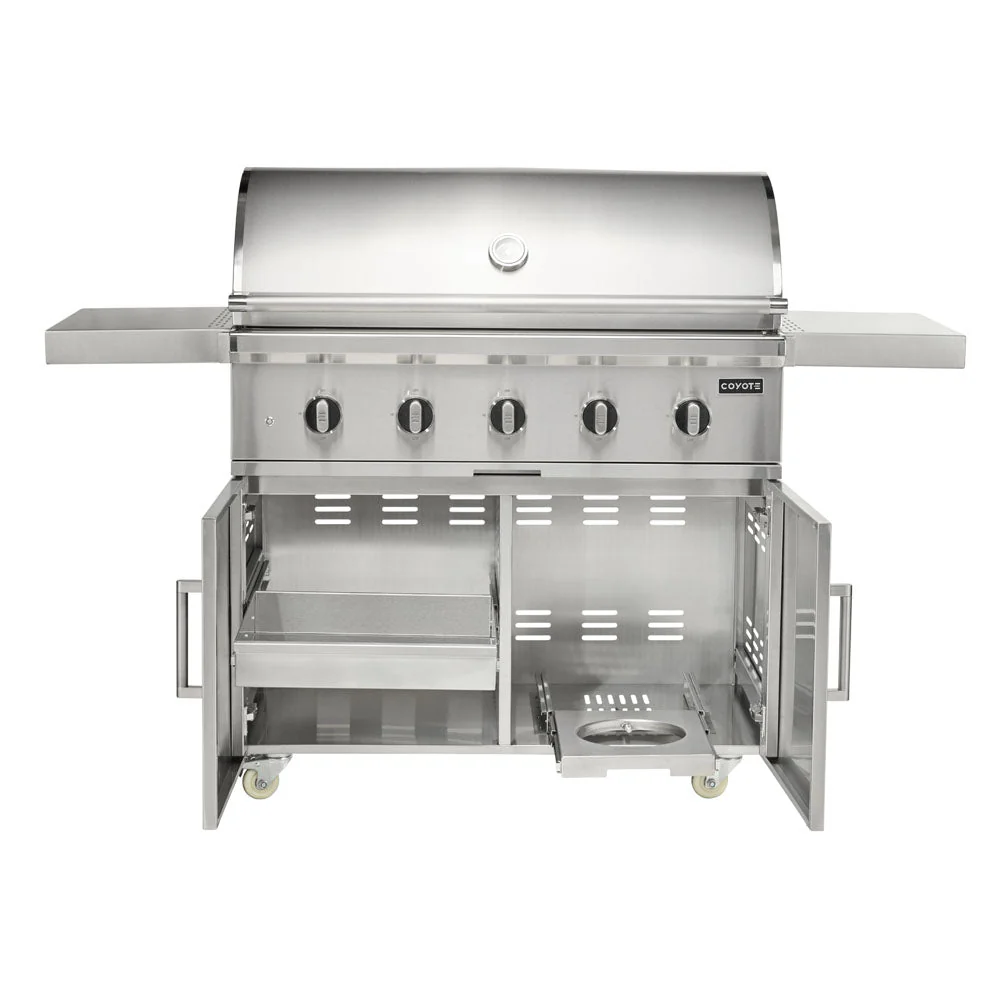 Coyote CL-Series 42" Grill on Cart - C3CL42+C3S42CT - Image 3