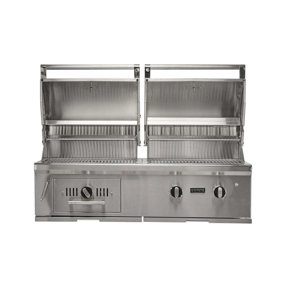 Coyote Hybrid Grill Package w/ Accessories - C3HY50+CCVR50-BIG+C3BRIQ50+C1GRDL - Image 2