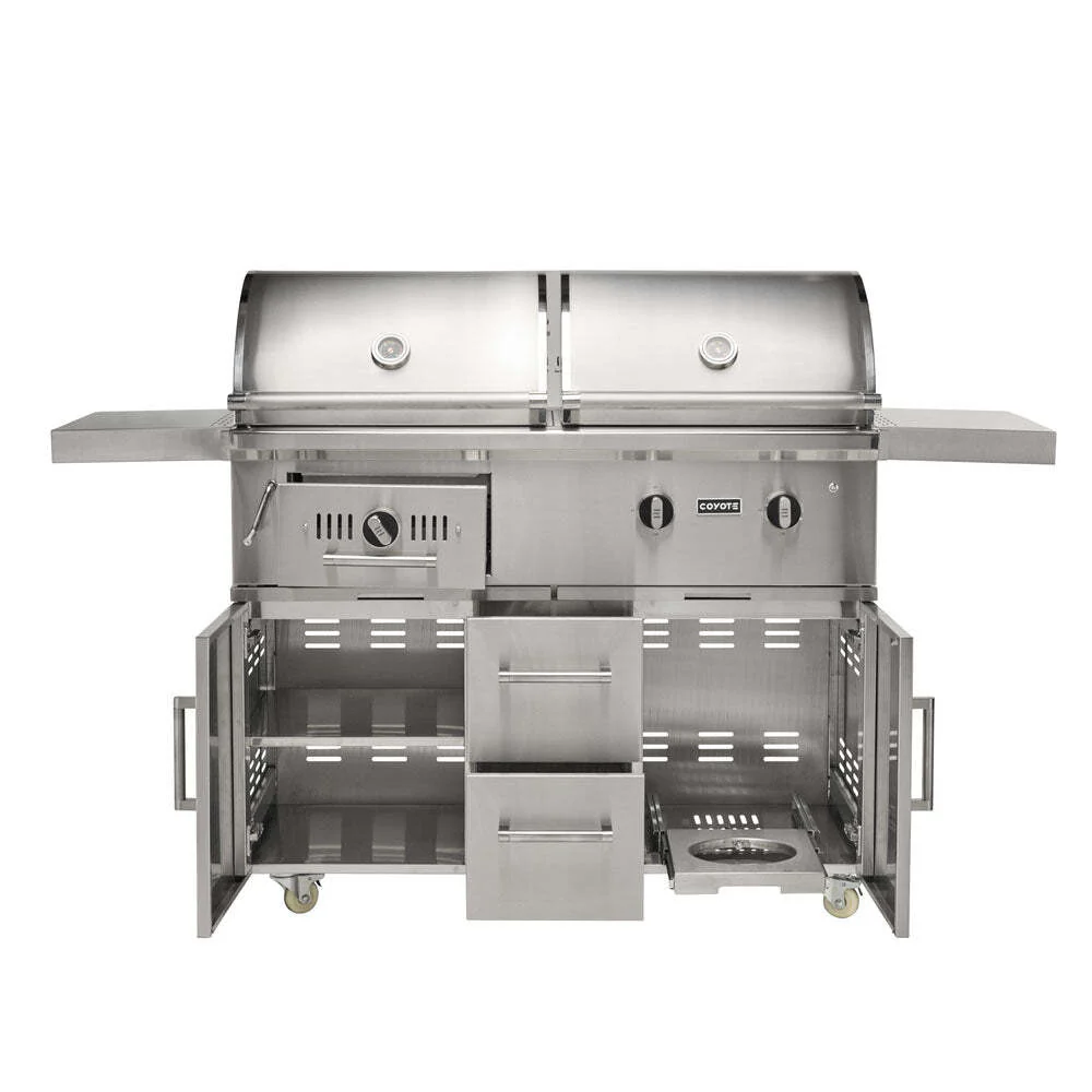 Coyote Hybrid Grill Package w/ Accessories - C3HY50+CCVR50-BIG+C3BRIQ50+C1GRDL - Image 7