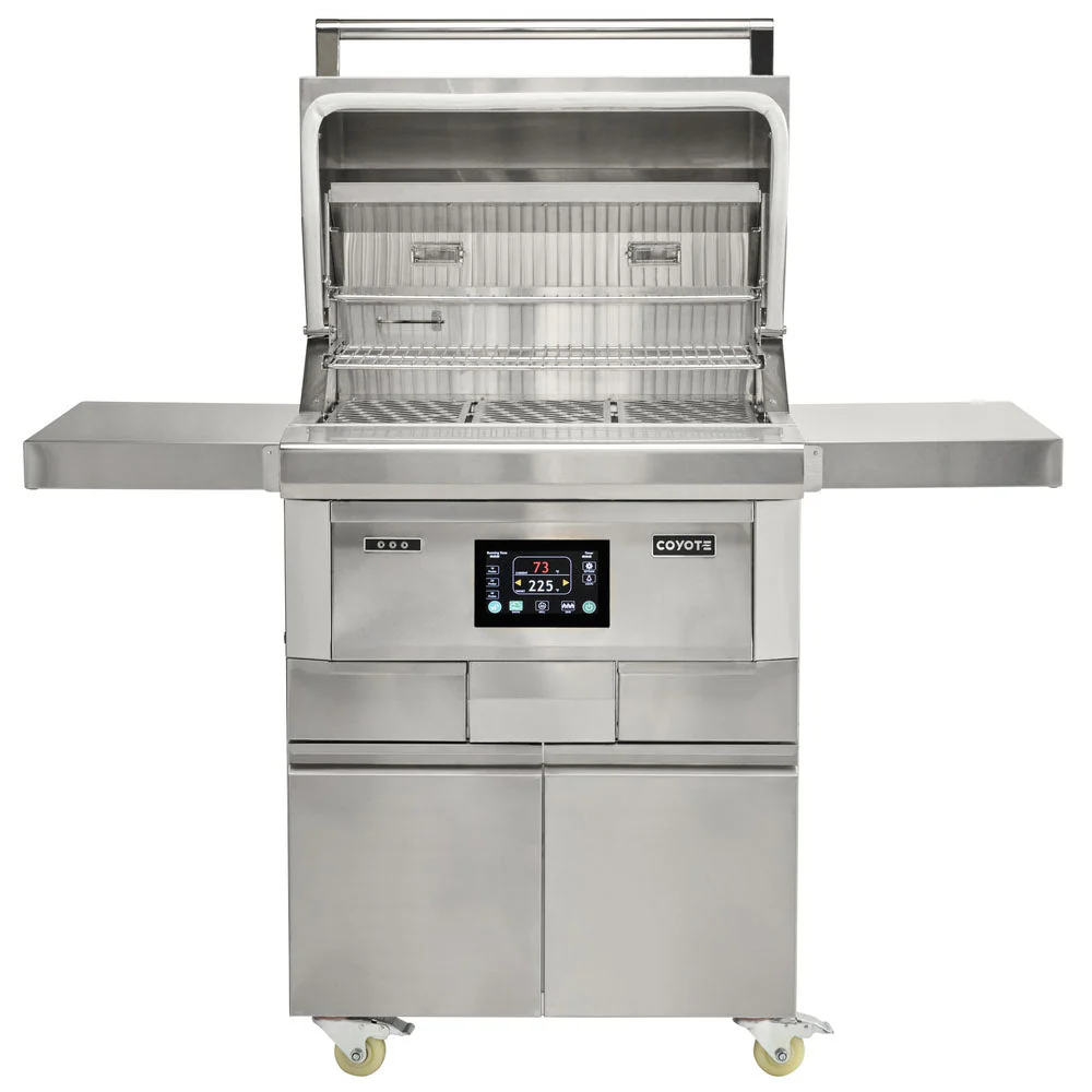 Coyote GEN3 28" Pellet Grill on Cart - C2P28-FS - Image 3