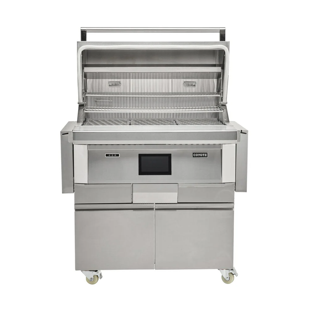Coyote GEN3 36" Pellet Grill on Cart - C2P36-FS - Image 4
