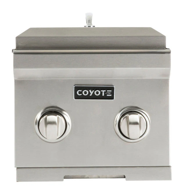 Coyote S-Series 30" Grill Package - Includes Grill, 26" Double Access Door, & Double Side Burner - C2SL30+CDA2426+C1DB - Image 5