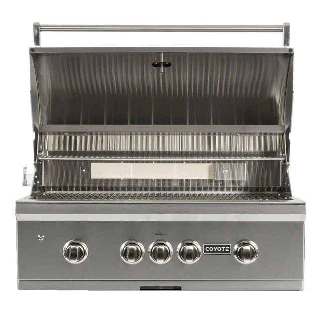 Coyote S-Series 36" Grill Package - Includes Grill, 36" Double Access Door, & Double Side Burner - C2SL36+CDA2436+C1DB - Image 6