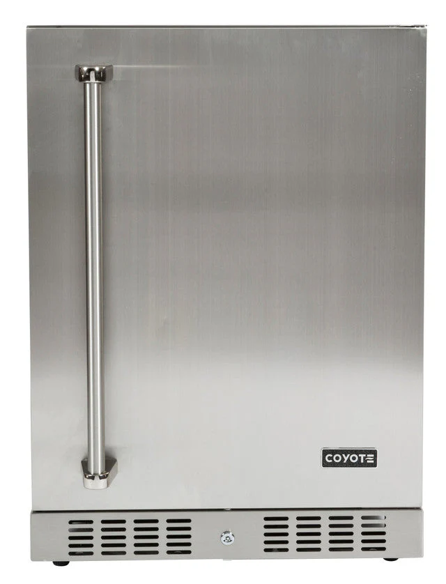 Coyote S-Series 42" Ultimate Grill Package - Includes Grill, 36" Pellet Grill, 39" Double Access Door, Power Burner, & 24" Outdoor Refrigerator - C2SL42+C1P36+CDA2439+C1PB+C1BIR24-R - Image 6