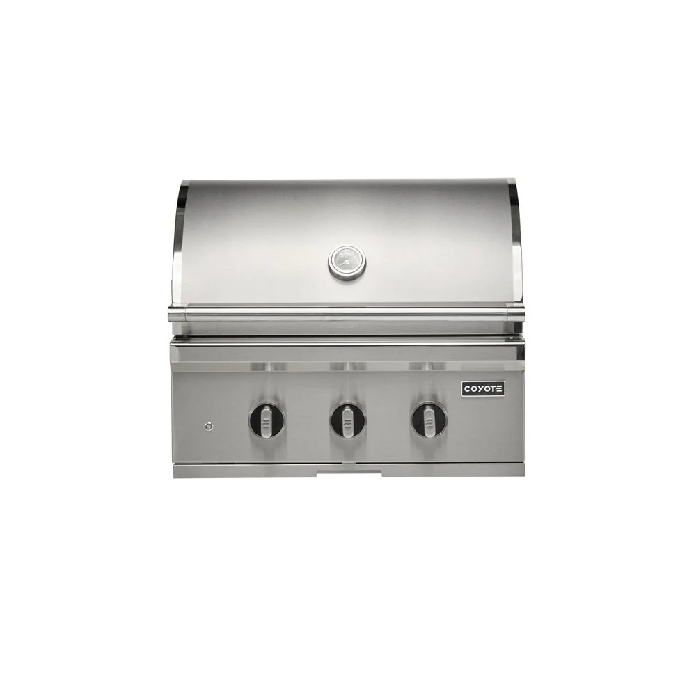 Coyote SL-Series 30" Grill Package - Includes 30" SL-Series Grill, 26" Double Access Door & Double Side Burner - C3SL30+C3-DA2426+C3DB - Image 4