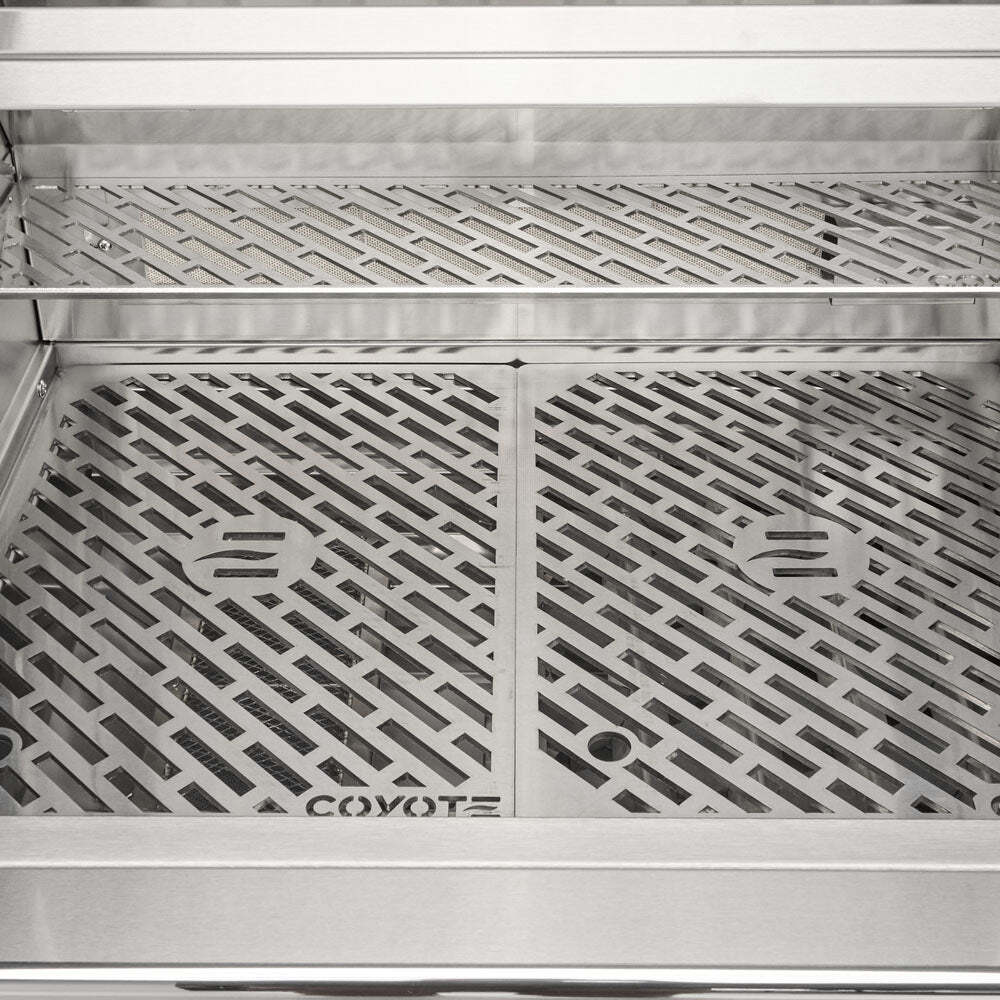 Coyote SL-Series 36" Gas Grill on Cart with Sear Zone & Rotisserie - C3SL36+C3S36CT - Image 15