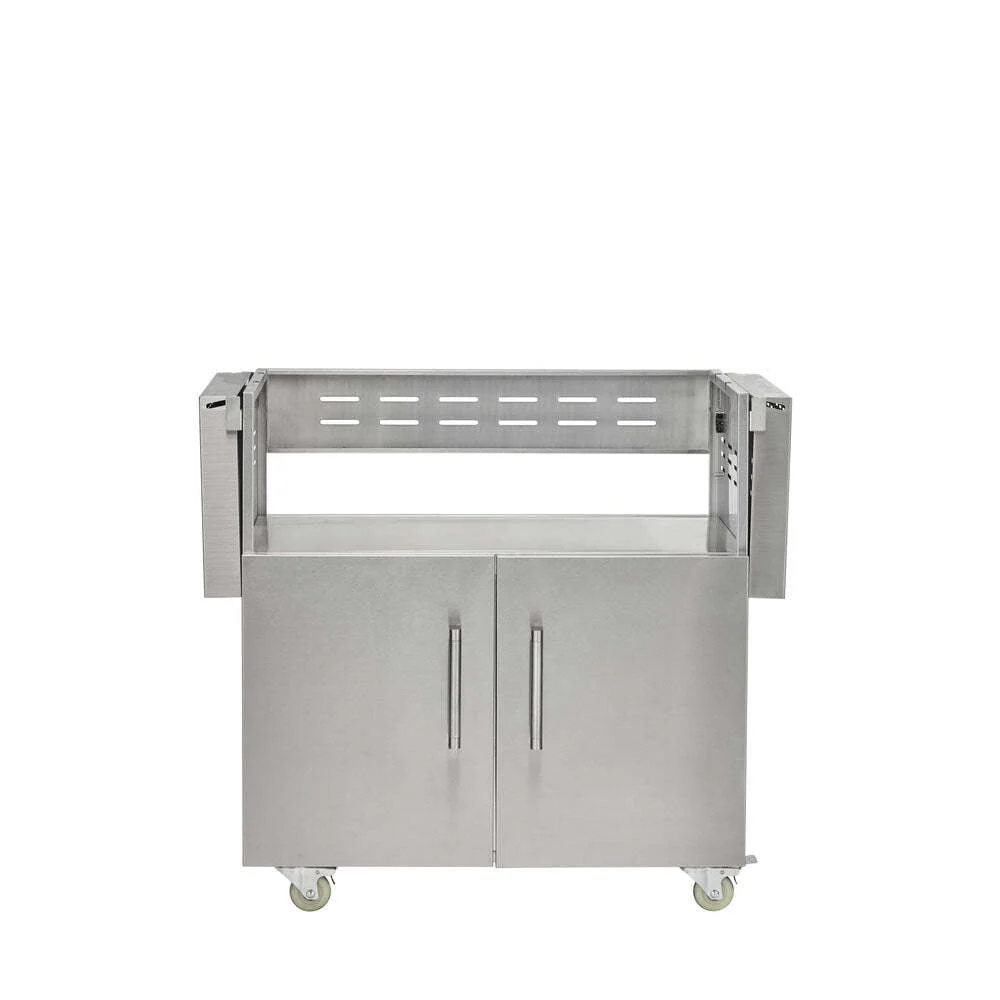 Coyote SL-Series 36" Grill Package - Includes 36" SL-Series Grill w/ Cart, Charcoal Tray, Smoker Box, and Rotisserie Kit - C3SL36+C3S36CT+CCHTRAY12+CSBX+C3ROT36 - Image 27