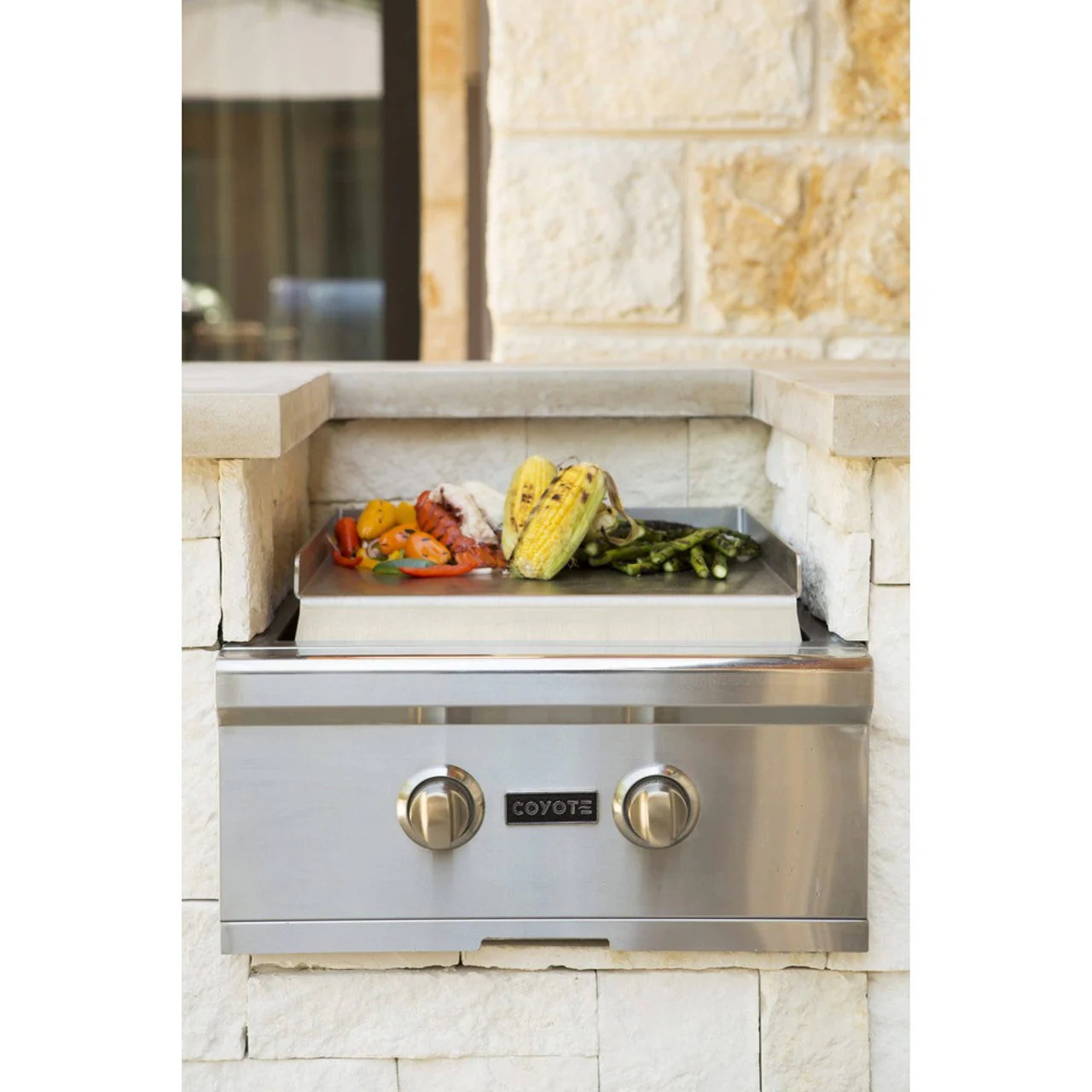 Coyote SL-Series 42" Ultimate Grill Package - Includes 42" SL-Series Grill, 36" Pellet Grill, 39" Double Access Door, Power Burner & 24" Outdoor Refrigerator - C3SL42+C2P36+C3-DA2439+C3PB+C124R-S - Image 73